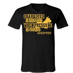 Unisex V-Neck Jersey Tee