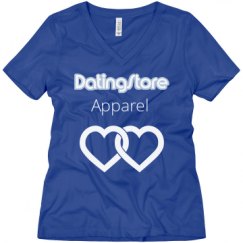 Ladies Relaxed Fit V-Neck Tee