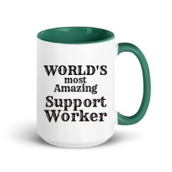 15oz Ceramic Mug with Color Inside