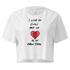 Ladies Festival Cali Crop Top Tee