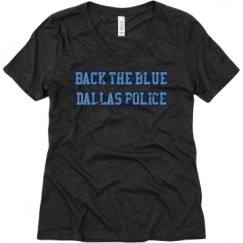 Ladies Relaxed Fit Super Soft Triblend V-Neck Tee