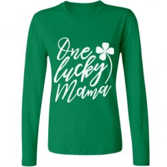 Ladies Relaxed Fit Basic Long Sleeve Tee