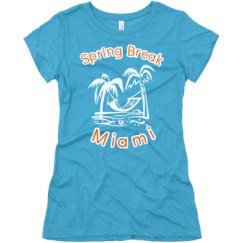 Ladies Slim Fit Super Soft Triblend Tee