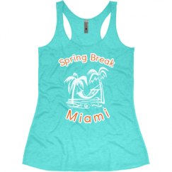 Ladies Slim Fit Super Soft Racerback Triblend Tank