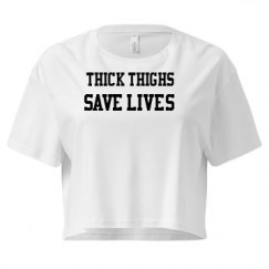 Ladies Festival Cali Crop Top Tee