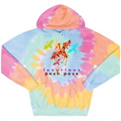 Unisex Tie-Dye Fleece Hoodie