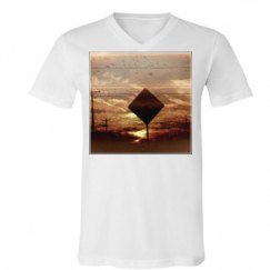 Unisex V-Neck Jersey Tee