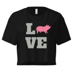 Ladies Festival Cali Crop Top Tee