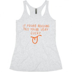 Ladies Slim Fit Super Soft Racerback Triblend Tank