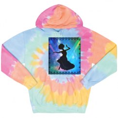 Unisex Tie-Dye Fleece Hoodie
