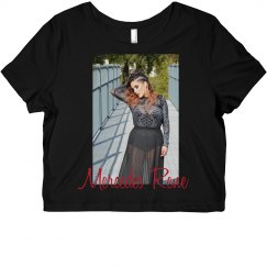 Mercedes Rene Between the Shots Crop Tee