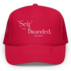 Self~Branded Hat Red 3