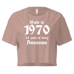 Ladies Festival Cali Crop Top Tee