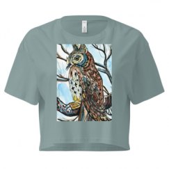 Ladies Festival Cali Crop Top Tee