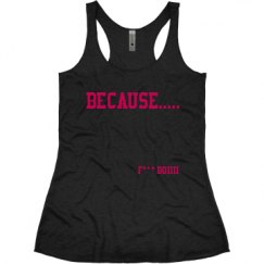 Ladies Slim Fit Super Soft Racerback Triblend Tank