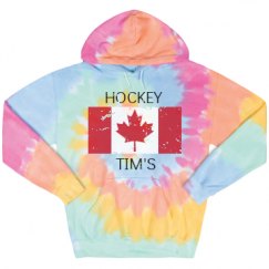 Unisex Tie-Dye Fleece Hoodie
