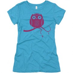 Ladies Slim Fit Super Soft Triblend Tee