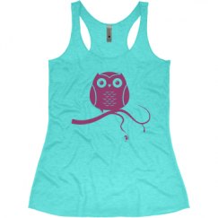 Ladies Slim Fit Super Soft Racerback Triblend Tank