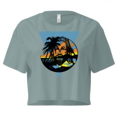 Ladies Festival Cali Crop Top Tee