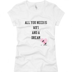 Ladies Slim Fit Basic Promo Jersey Tee