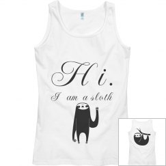 Sloth Tank Top