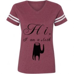 Ladies Relaxed Fit Vintage Sports Tee