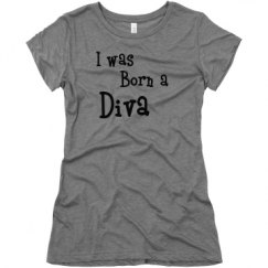 Ladies Slim Fit Super Soft Triblend Tee