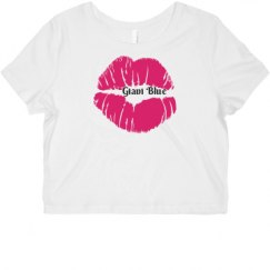 Ladies Slim Fit Crop Top Tee