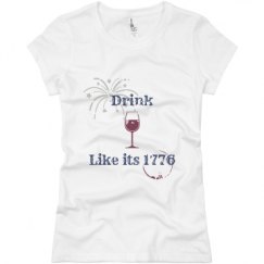 Ladies Slim Fit Basic Promo Jersey Tee