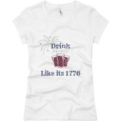 Ladies Slim Fit Basic Promo Jersey Tee