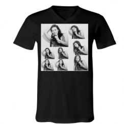 Unisex V-Neck Jersey Tee