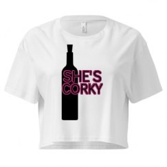 Ladies Festival Cali Crop Top Tee
