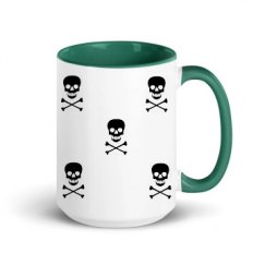 15oz Ceramic Mug with Color Inside