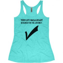 Ladies Slim Fit Super Soft Racerback Triblend Tank