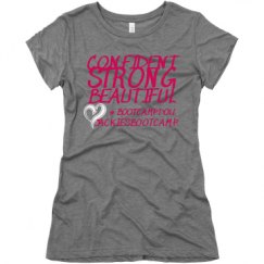 Ladies Slim Fit Super Soft Triblend Tee