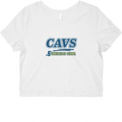 Ladies Slim Fit Crop Top Tee