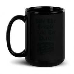 15oz Black Glossy Mug