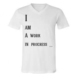 Unisex V-Neck Jersey Tee