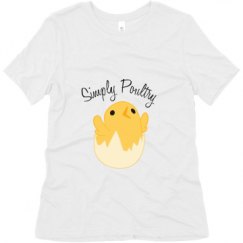 Ladies Relaxed Fit Super Soft Triblend Tee