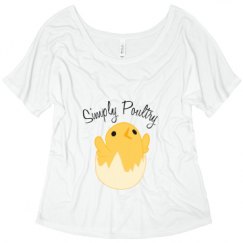 Ladies Flowy Slouchy Tee