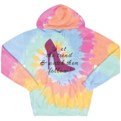 Unisex Tie-Dye Fleece Hoodie