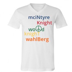 Unisex V-Neck Jersey Tee