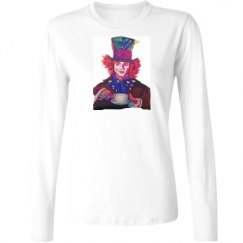 Ladies Relaxed Fit Basic Long Sleeve Tee