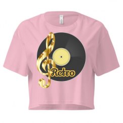 Ladies Festival Cali Crop Top Tee