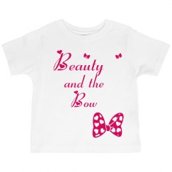 Beauty and the bow shirt
