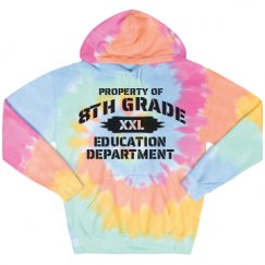 Unisex Tie-Dye Fleece Hoodie