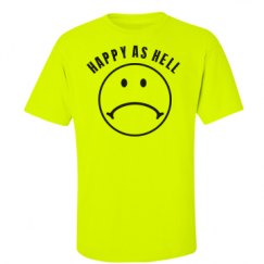 Unisex Ultra Cotton Safety Neon Crewneck Tee