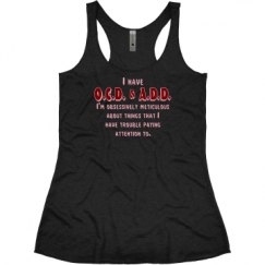 Ladies Slim Fit Super Soft Racerback Triblend Tank