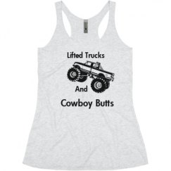 Ladies Slim Fit Super Soft Racerback Triblend Tank