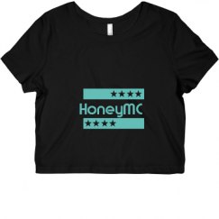 Ladies Slim Fit Crop Top Tee